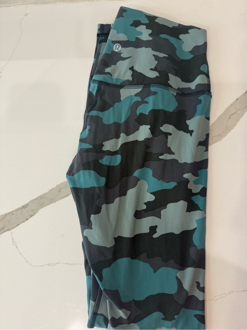 Lululemon Align High-Rise Pant in Heritage 365 Camo Tidewater Teal leggings